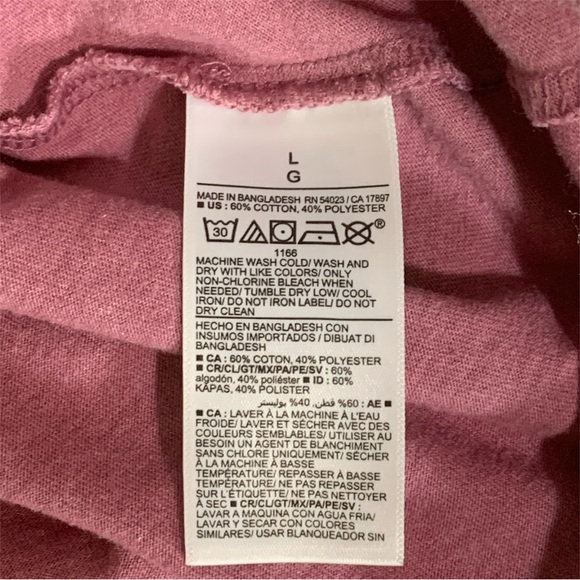 Old Navy Men Short Sleeve Soft Washed T Shirt Pink Tourmaline Large Pre Owned - Picture 5 of 7